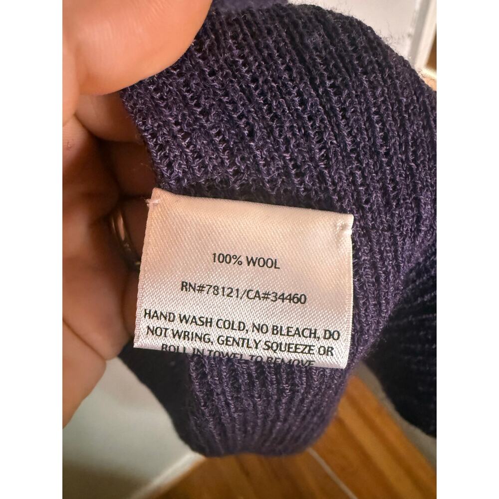 Eileen Fisher wool open-front cardigan and silk layering cami in purple size 2x - Picture 7 of 9